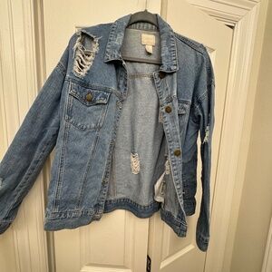 Distressed Jean Jacket